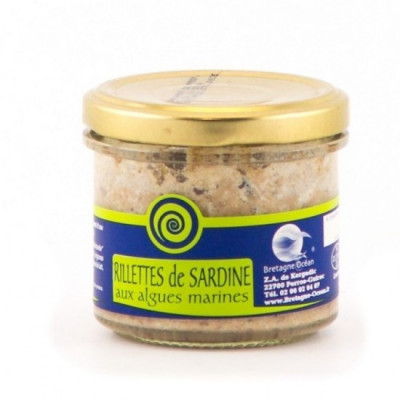 Rillettes de sardines aux algues.