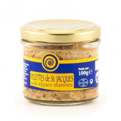 Rillettes de St Jacques aux algues.