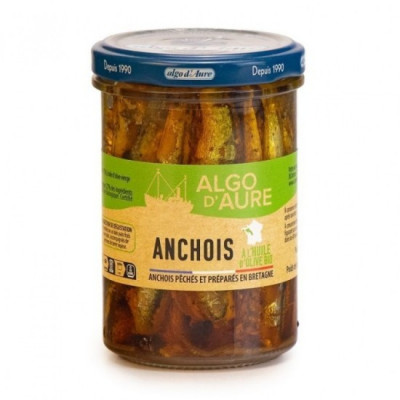 Anchois à l'huile d'olive