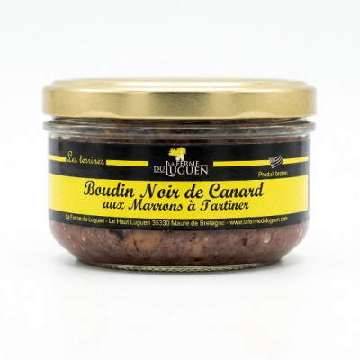 Boudin noir de canard à tartiner