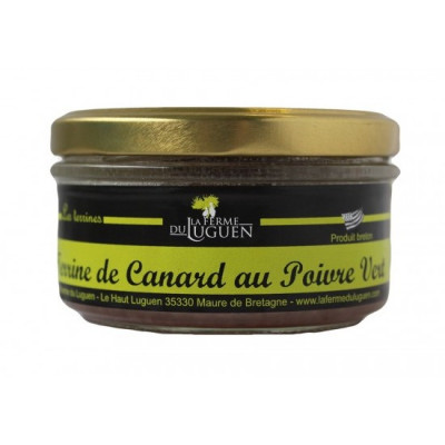 Terrine de canard au poivre vert