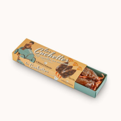 Plumier de 10 cuchettes au caramel au beurre salé.