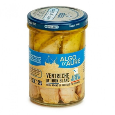 Filet de thon germon (ventrèche) à l'huile d'olive