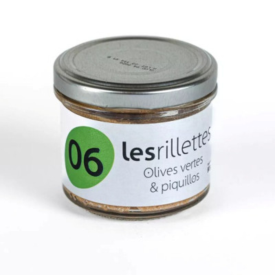 Les rillettes Olives vertes et piquillos
