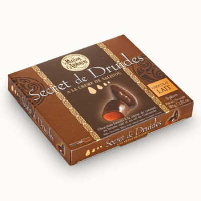 Menhirs au chocolat au lait & caramel beurre salé.