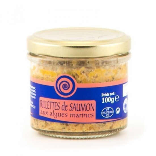 Rillettes de saumon aux algues.