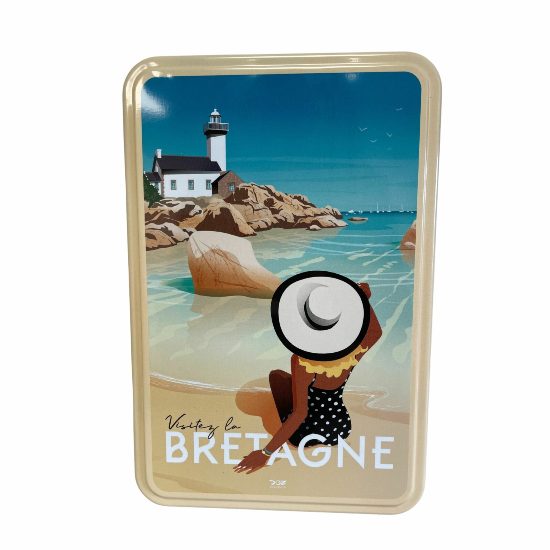Boite métal  plage