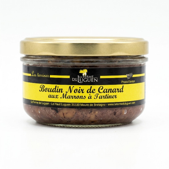 Boudin noir de canard à tartiner