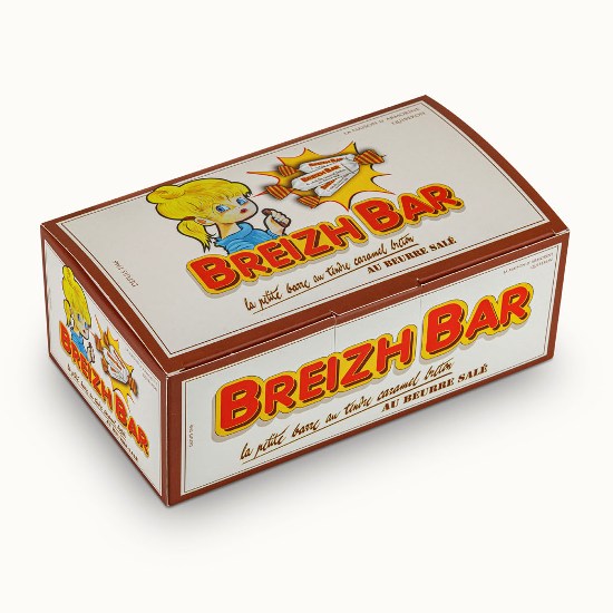 Barres au caramel au beurre salé “Breizh Bar”.
