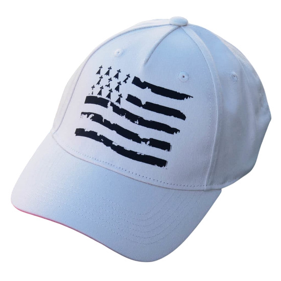 Casquette beige Drapeau Breton