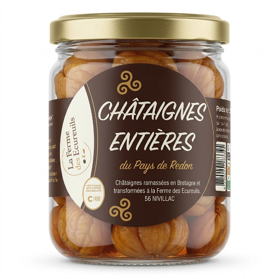 Châtaignes entières