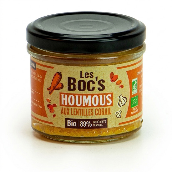 Houmous aux lentilles corail